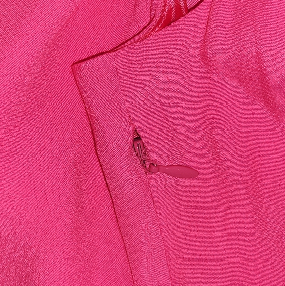 Kate Spade Look For The Silver Lining Dalene Dress Pink Red Trim Womens 10 - Picture 11 of 12